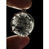 Silberanhänger aus slowakischem Obsidian 4,4g