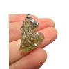 Silver moldavite pendant 2,4g from Maly Chlum