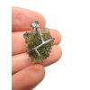 Silver moldavite pendant 3,7g