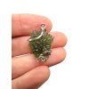 Silver moldavite pendant 3,7g
