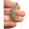 Silber Moldavit Anhänger 2,9g