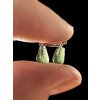 Silver moldavite earrings 1,7g