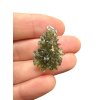 Silver moldavite pendant 3,9g from Besednice Jezkovna