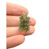 Silver moldavite pendant 2,7g from Besednice Jezkovna