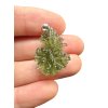 Silver moldavite pendant 2,8g from Besednice Jezkovna