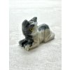 Tierchen aus Speckstein – Katze