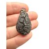 Silver pendant made from carpathian obsidian 6,5g