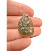 Silber Moldavit Anhänger 3,2g