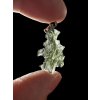 Silver moldavite pendant 2,3g from Besednice Jezkovna