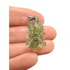 Silver moldavite pendant 2,8g from Besednice Jezkovna