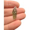 Silver moldavite pendant 1g