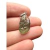 Silber Moldavit Anhänger 1,1g