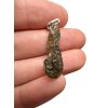 Silber Moldavit Anhänger 1,4g