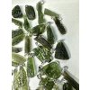 Silver moldavite jewellery – 115g