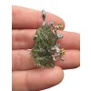 Silver moldavite pendant with gold-plated elements 5,7g