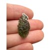 Silber Moldavit Anhänger 1,8g