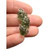 Silber Moldavit Anhänger 1,8g