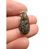 Silber Moldavit Anhänger 1,7g