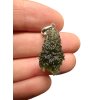 Silver moldavite pendant 2,4g