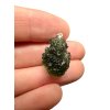 Silver moldavite pendant 3g
