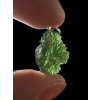 Silver moldavite pendant 3g