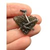 Silber Moldavit Anhänger 4,2g