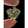 Silber Moldavit Anhänger 4,2g