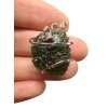 Silber Moldavit Anhänger 5,9g