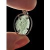 Silber Moldavit Anhänger 1,6g