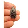 Silver pendant made from carpathian obsidian 2,4g