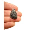 Silver pendant made from carpathian obsidian 3,2g