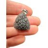 Silver pendant made from carpathian obsidian 3,5g