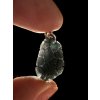 Silver pendant made from carpathian obsidian 2,7g