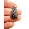 Silberanhänger aus slowakischem Obsidian 3g