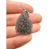 Silver pendant made from carpathian obsidian 4,5g