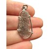 Silver pendant made from carpathian obsidian 2g