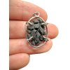Silver pendant made from carpathian obsidian 2,2g