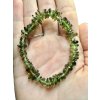 Bracelet made of tumbled moldavites