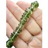 Bracelet made of tumbled moldavites