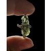 Silver moldavite ring 5,1g