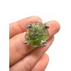 Silver moldavite ring 5,6g