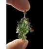 Silver moldavite pendant with gold-plated elements 5,9g