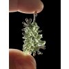 Silver moldavite pendant from Besednice Jezkovna 7g