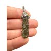 Silver moldavite pendant with gold-plated elements 5,6g