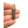 Silver moldavite pendant with gold-plated elements 5,6g