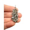 Silver moldavite pendant with gold-plated elements 7,8g