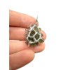 Silver moldavite pendant with gold-plated elements 6,5g