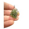 Silver moldavite pendant with gold-plated elements 6,5g