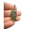 Silver moldavite pendant with gold-plated elements 5,4g