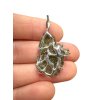 Silver moldavite pendant with gold-plated elements 5,6g